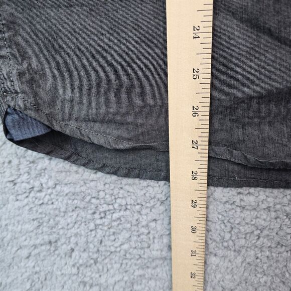 Desert Dunes Men's Gray Button Up Short Sleeve Shirt Size M - Picture 9 of 11